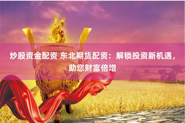 炒股资金配资 东北期货配资：解锁投资新机遇，助您财富倍增