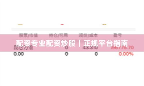 配资专业配资炒股｜正规平台指南